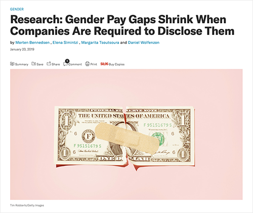Research: Gender Pay Gaps Shrink When Companies Are Required to Disclose Them